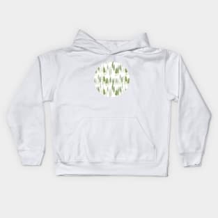 Forest of Christmas Trees Kids Hoodie